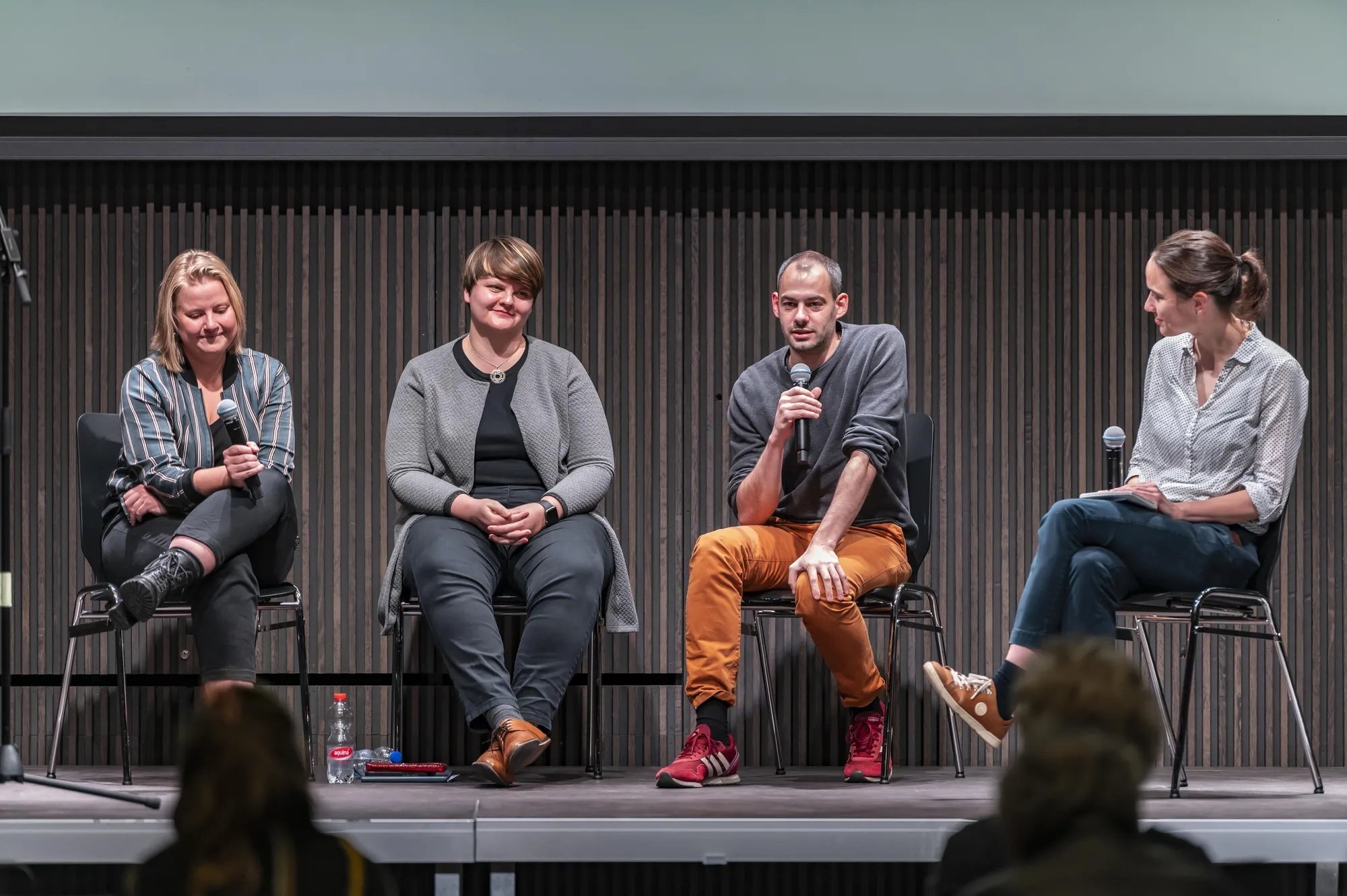 Panel mit Teilnehmer:innen zum Datenschutzkonzept