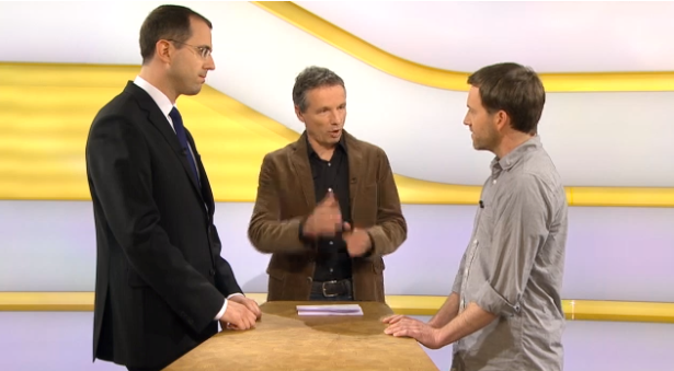 Martin Steiger, Ueli Schmezer & Christoph Trummer im Kassensturz vom 13.5.2014