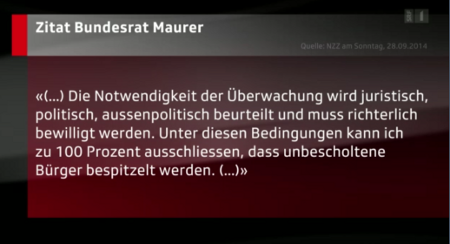 Zitat Bundesrat Maurer