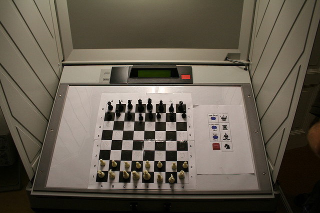 Chess on a voting machine