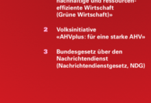 Broschüre zur Abstimmung vom 25. September zum neuen Nachrichtendienstgesetz