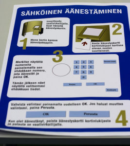 How to vote - in Finnland