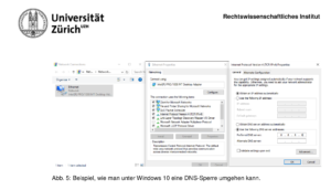 Wie unter Windows 10 eine DNS-Sperre umgangen werden kann