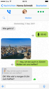 Threema (iOS) Screenshot