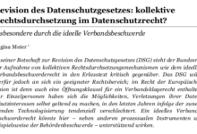 Juristische Arbeit zur kollektiven Rechtsdurchsetzung im Datenschutzrecht