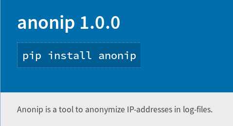 Tool zur Anonymisierung von Logfiles veröffentlicht