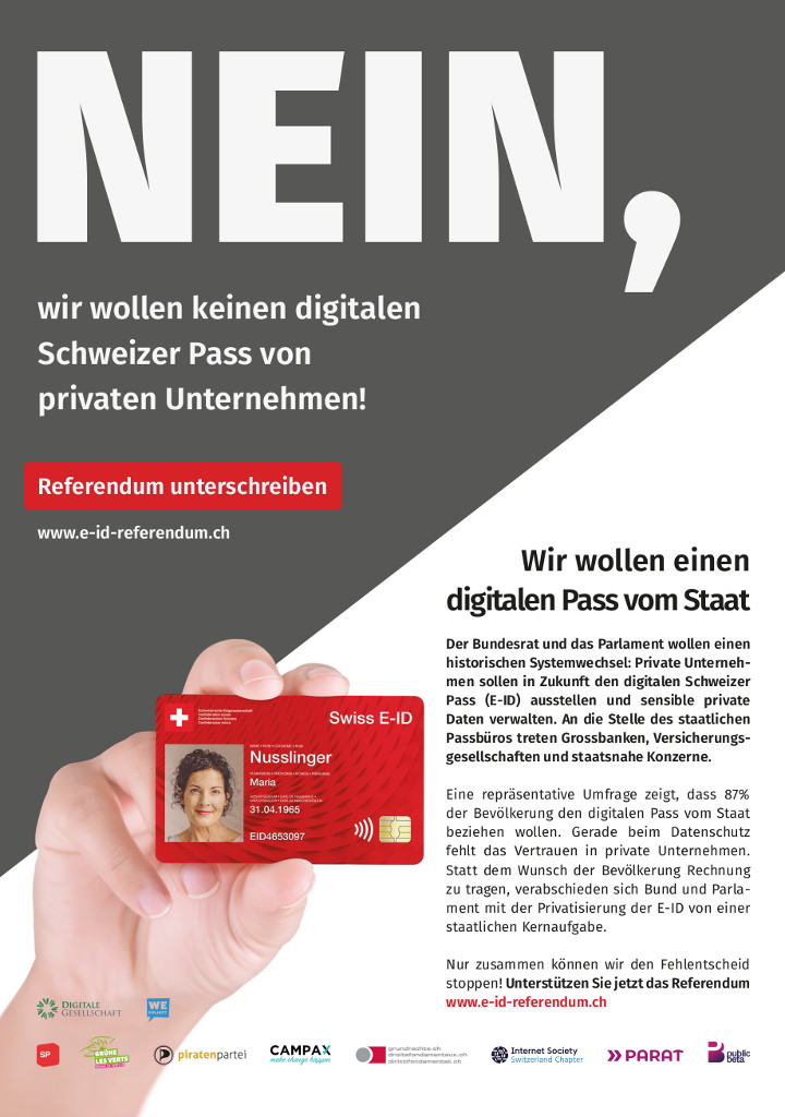 Referendum für eine staatliche elektronische Identifikation (E-ID)