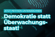 Petition «Demokratie statt Überwachungsstaat!»