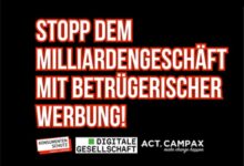 Stopp dem Milliardengeschäft mit betrügerischer Werbung!